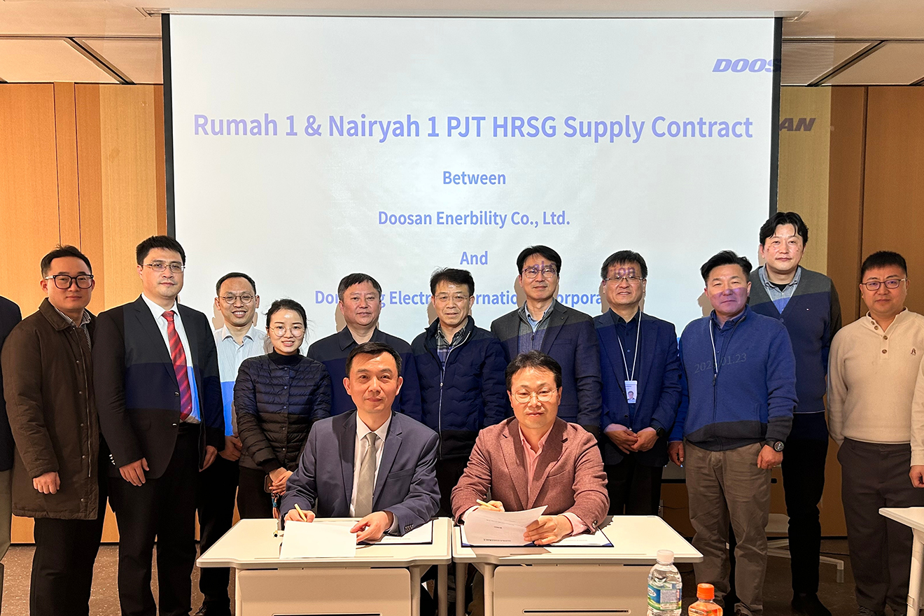 Successfully Obtains ACWA Power's HRSG Supplier Cat-A Approved & Signed HRSG Supply Contracts for Saudi Rumah1 (3*M501J) & Nairyah1 (3*M501J) Projects 